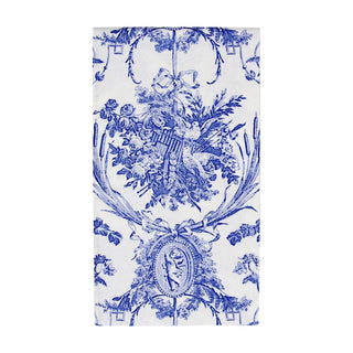 Romantic Toile Blue Guest Towel Napkins