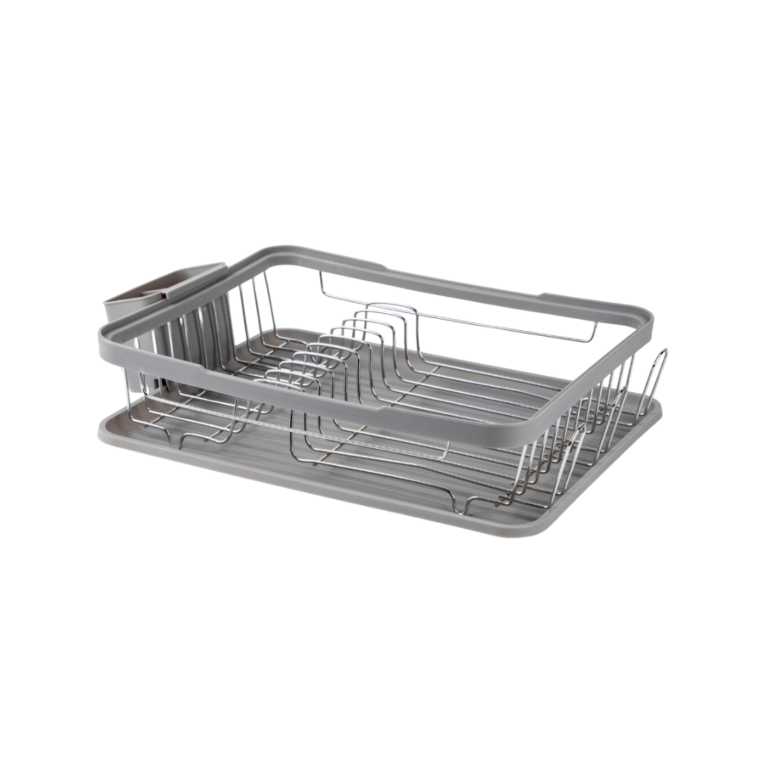 Everyday Wire Dish Rack - Pewter/Silver