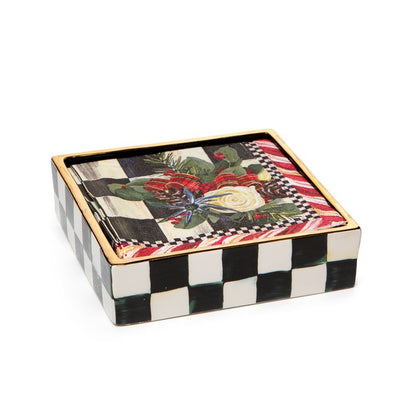 Courtly Check Cocktail Napkin Holder