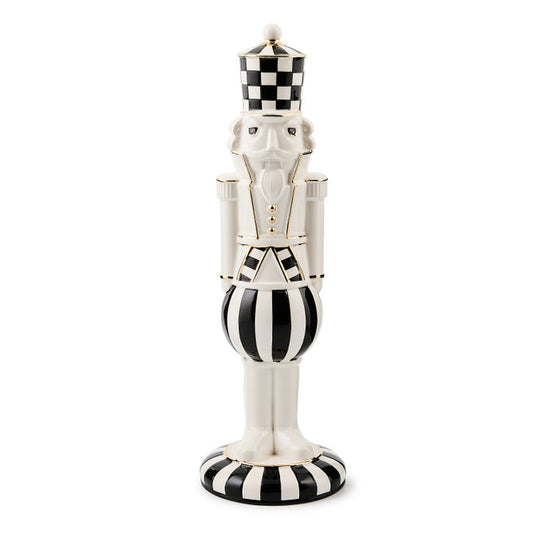 Courtly Noel Ceramic Nutcracker Figurine