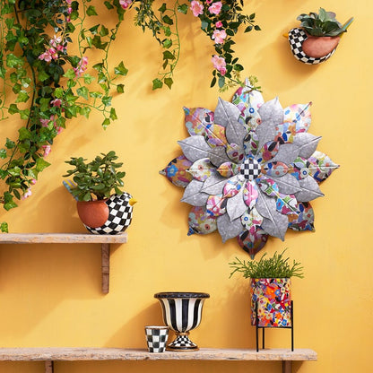 Courtly Stripe Tabletop Urn