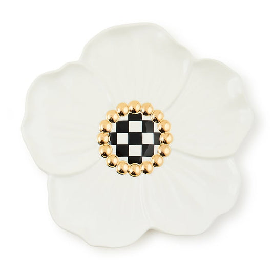 White Rabbit Ceramic Dessert Plates, Set of 4