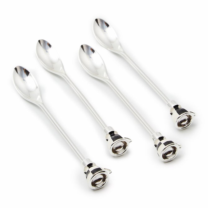 Courtly Espresso Spoons, Set of 4