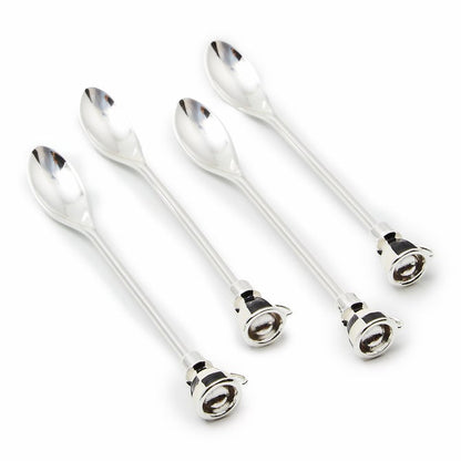 Courtly Espresso Spoons, Set of 4