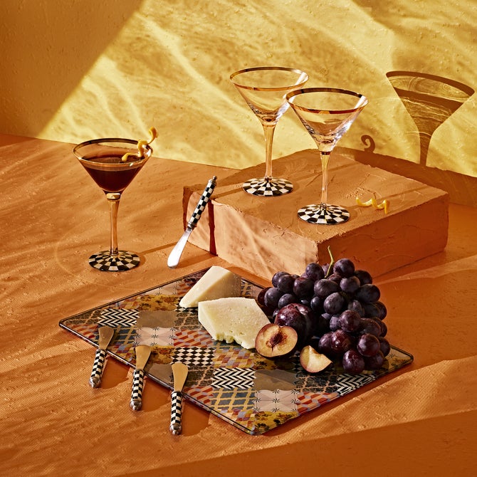 Courtly Check Supper Club Spreaders