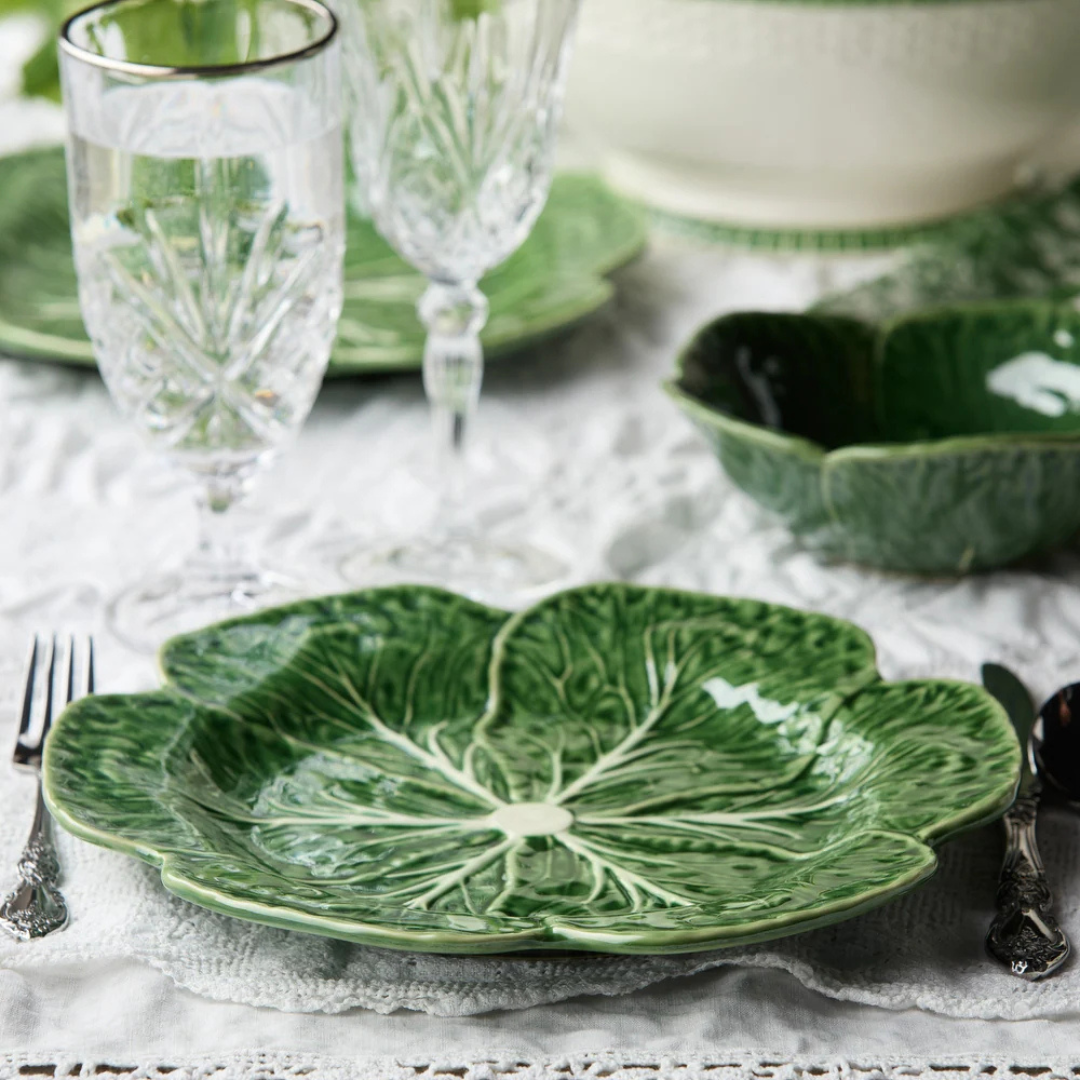 Le Jardin Cabbage 3-D Dinner Plate 11 in