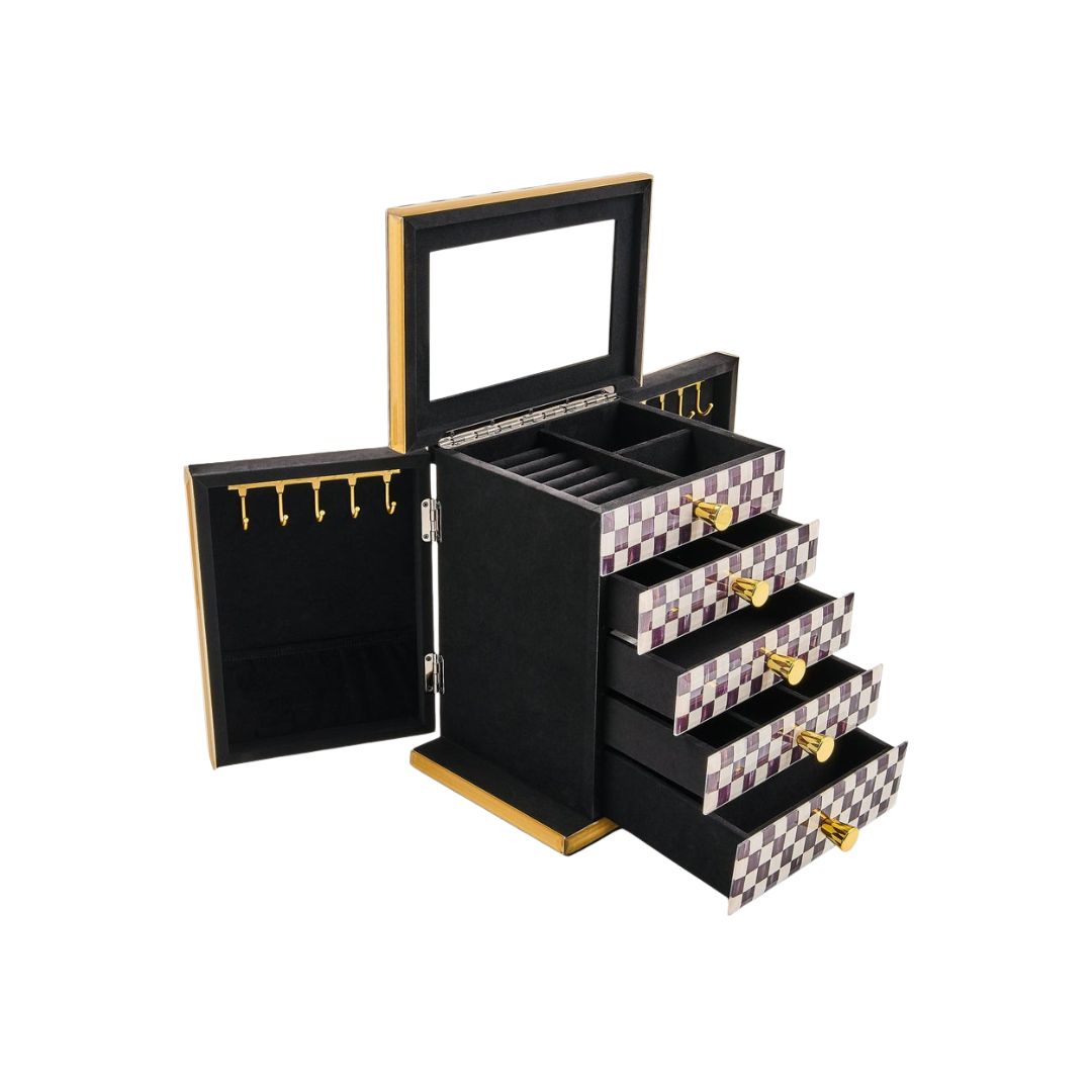 Courtly Check Jewelry Armoire