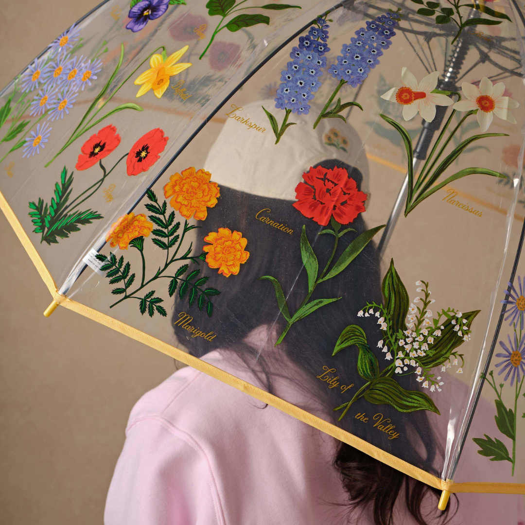 Garden Study Clear Umbrella