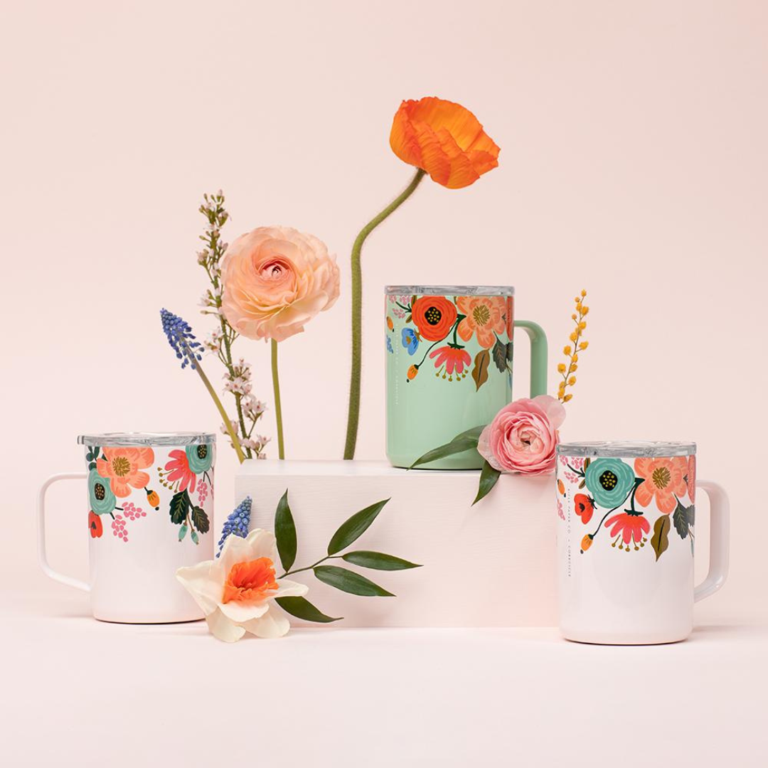 RIFLE PAPER CO. Garden Party Insulated Coffee Mug