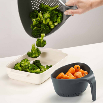 Nest™ 2-piece Grey Colander Set