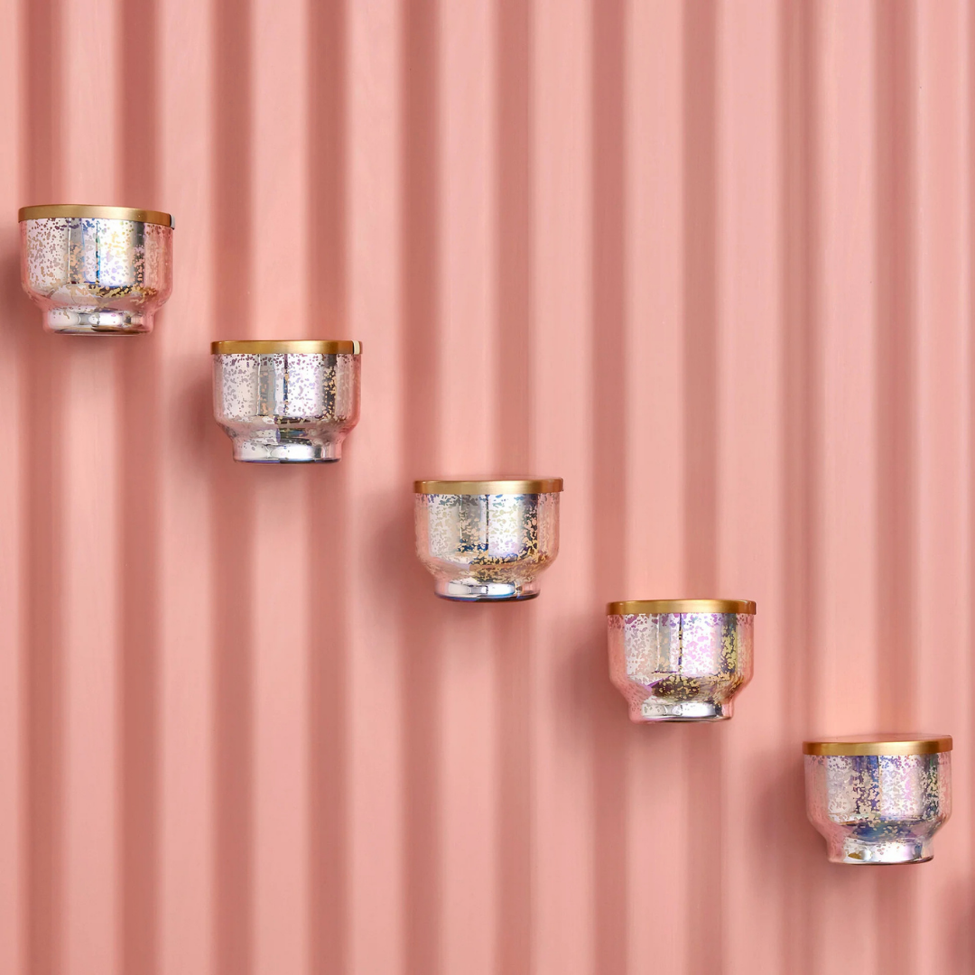 Coconut Santal Mercury Iridescent Inverted Candle