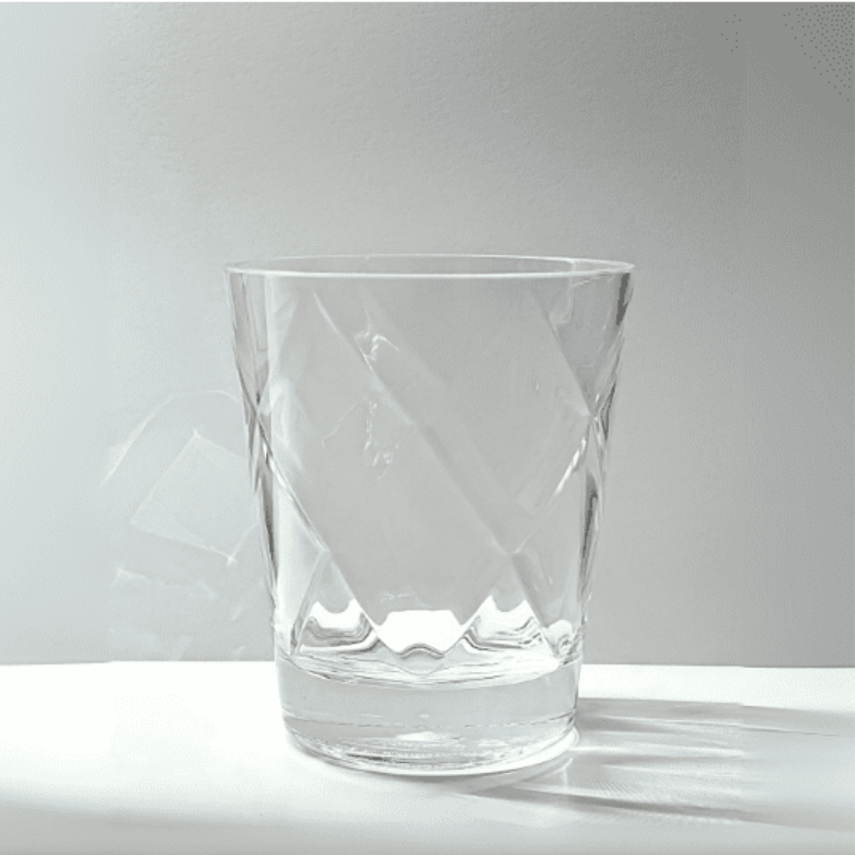 Diamond Acrylic Drinkware Clear Acrylic DOF Glass 16oz