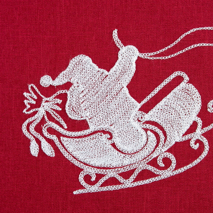 Santas Sleigh Table Throw