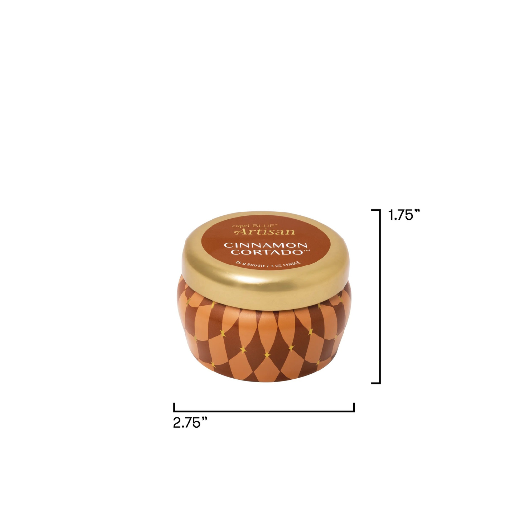 Cinnamon Cortado Artisan Winter Bazaar Mini Tin