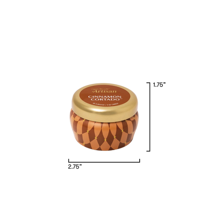 Cinnamon Cortado Artisan Winter Bazaar Mini Tin