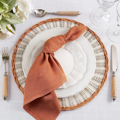 Linen Napkin Terracota Set of 4