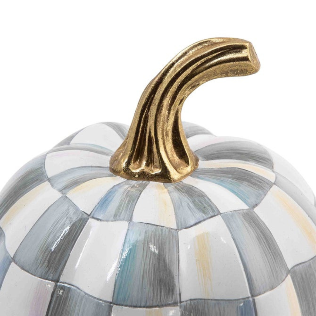 Sterling Check Mini Pumpkin