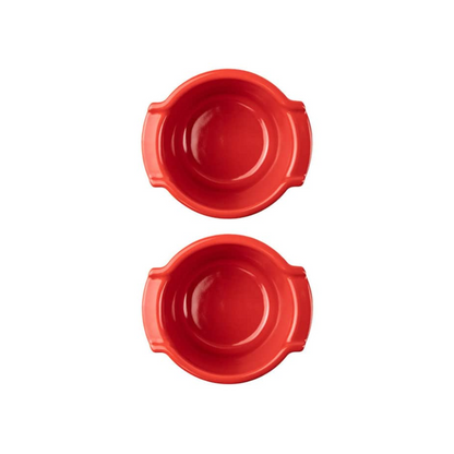 Appolia Set of Ceramic Ramekins - Red