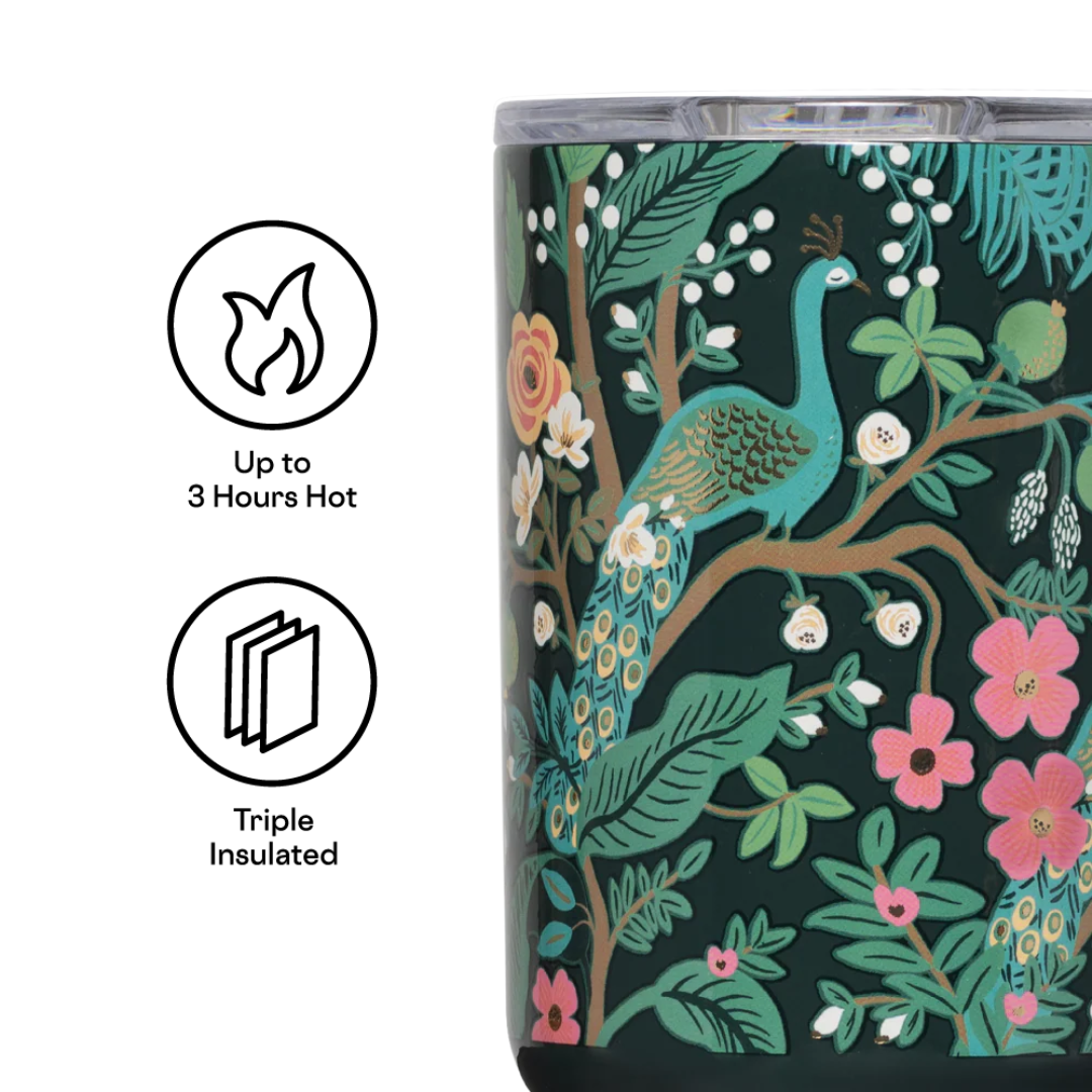 Mug - 16oz Rifle Paper - Peacock Blue