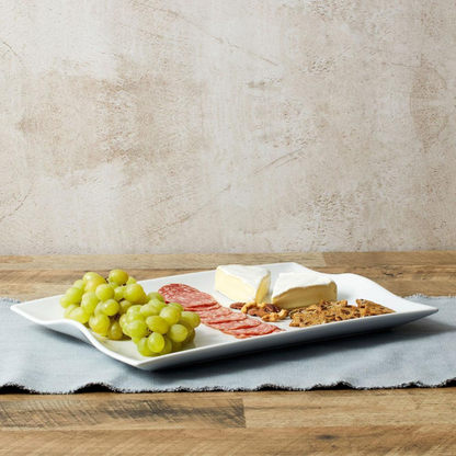 Everyday White® Rectangular Handled Serving Platter, 18.25 IN