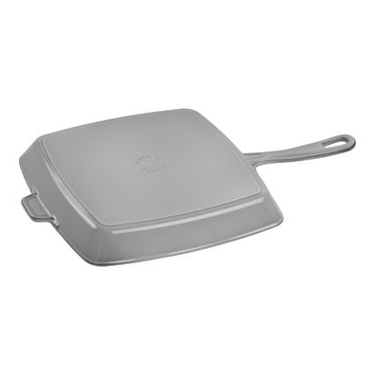 Cast Iron Square Grill Pan 12-inch - Graphite Grey