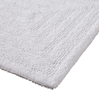 Amera Bath Mat 100% Cotton White  20" X 30" 2300Gsm