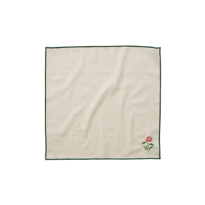 Garden Study Embroidered Cotton Napkins, Assorted