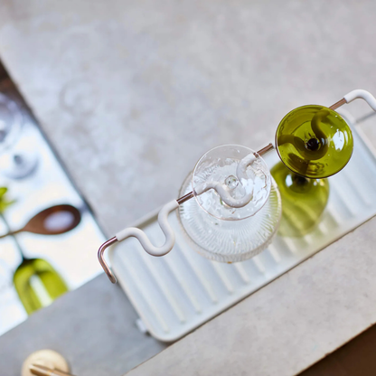 DrySmart™ Folding Wine Glass Drying Rack
