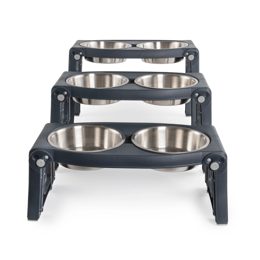 Stainless Steel Adjustable Pet Feeder