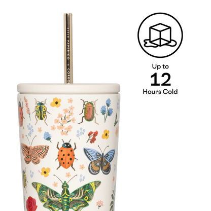 Cold Cup - 24oz Rifle Paper - Curio Cream