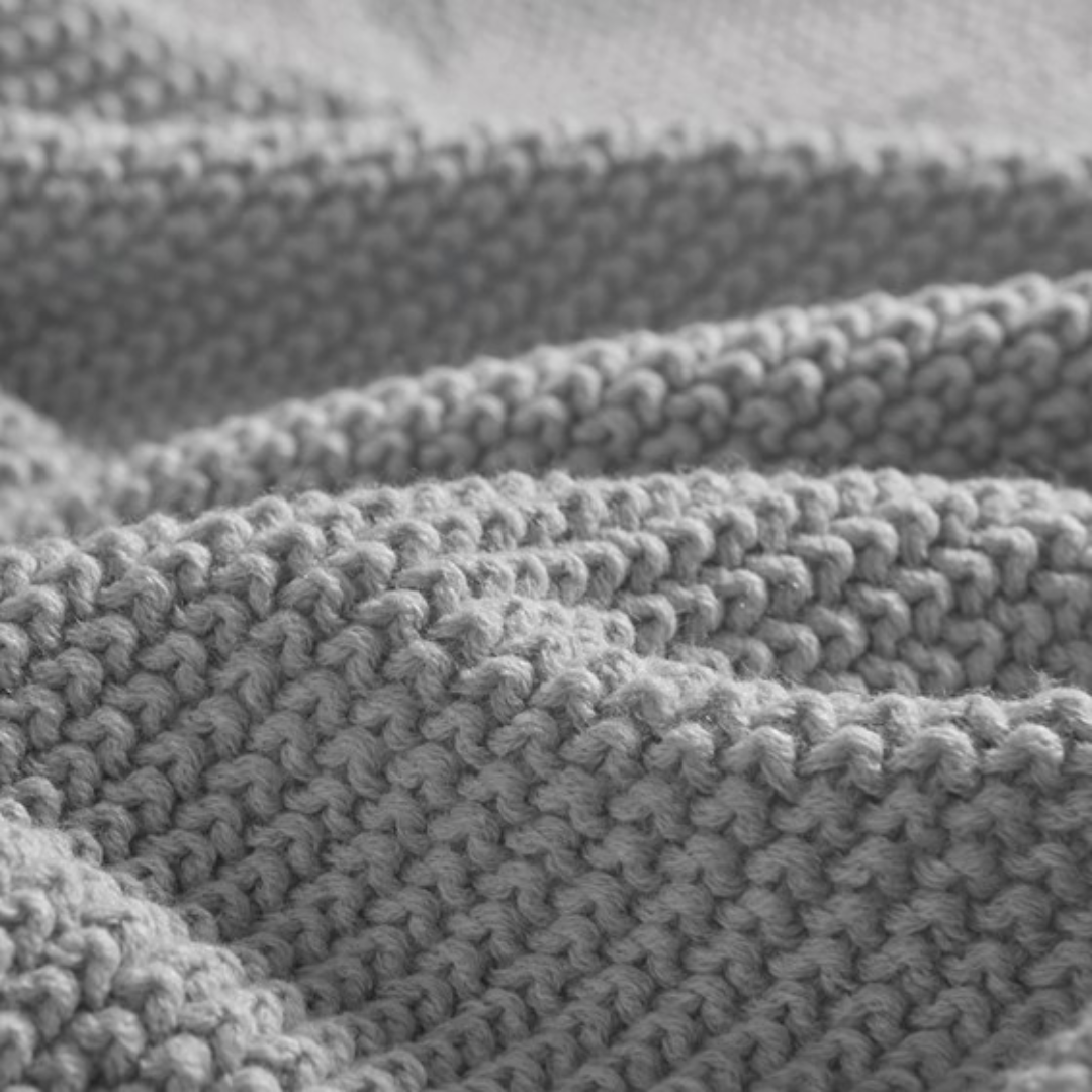 Bree Knit Throw - Grey