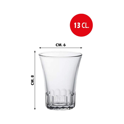 Amalfi Glass Tumbler Set of 4