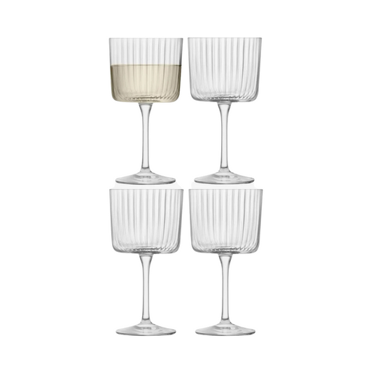 Gio Line Wine Glass 8oz Clear Set Of 4