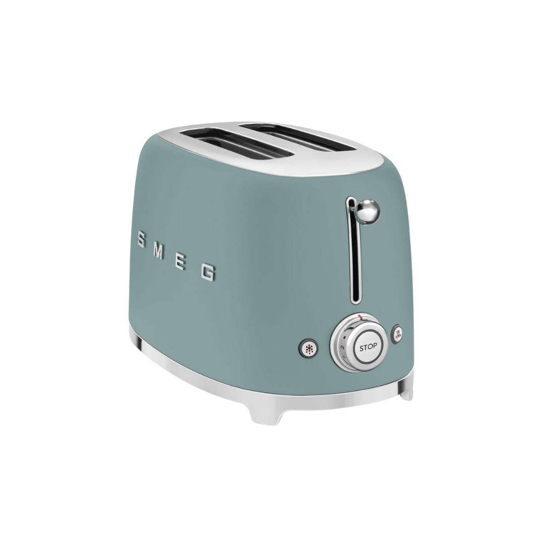 50's Retro Style Aesthetic 2 Slice Toaster Jade