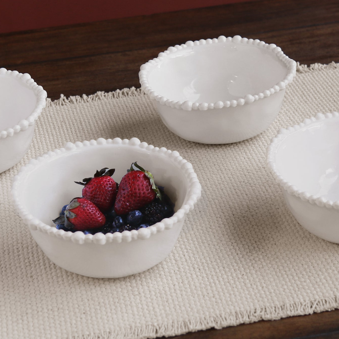 VIDA Alegria Cereal Bowl Set of 4 White