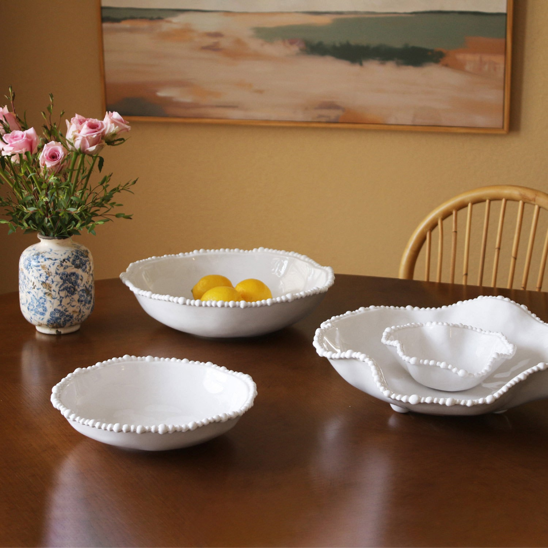 VIDA Alegria Large Pasta Bowl White