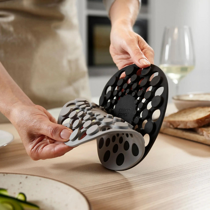 Spot-On™ Set of 2 Grey Silicone Trivets