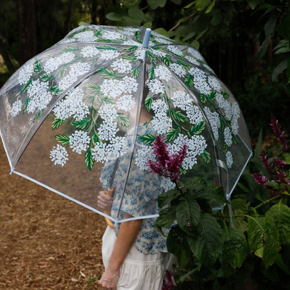 Hydrangea Clear Umbrella