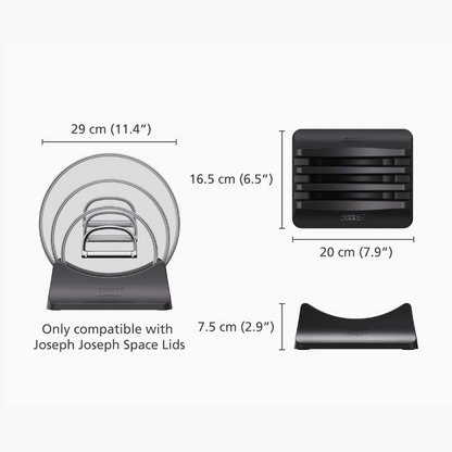 Space 3-piece Lid Storage Stand