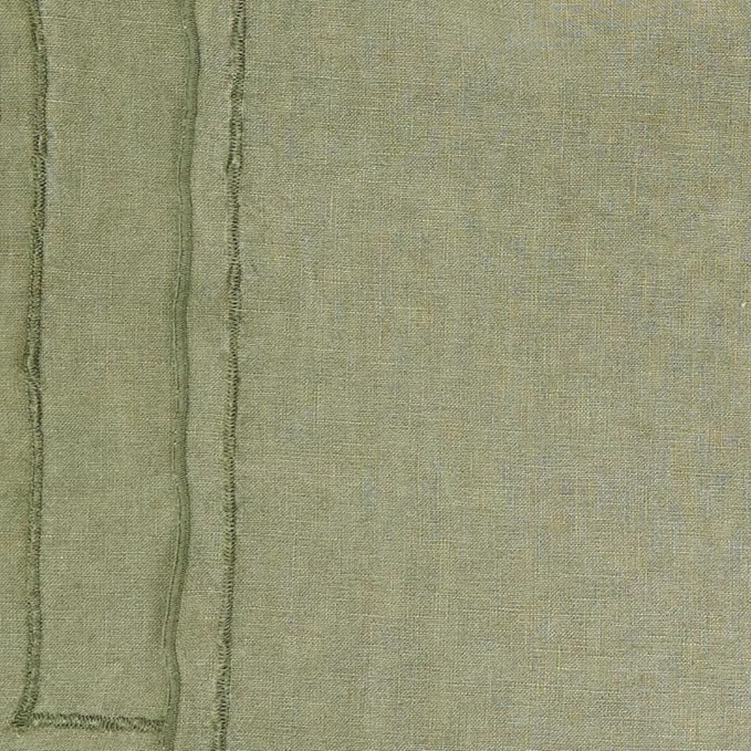 Stonewashed Overlock Border Runner 16x72