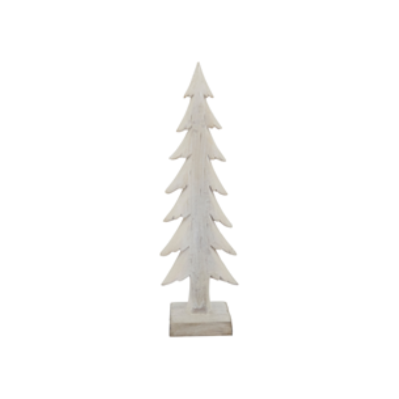 Christmas Tree resin Natural 24"