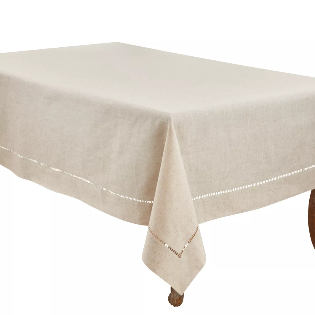 Toscana Hemstitched Tablecloth 65"x120"