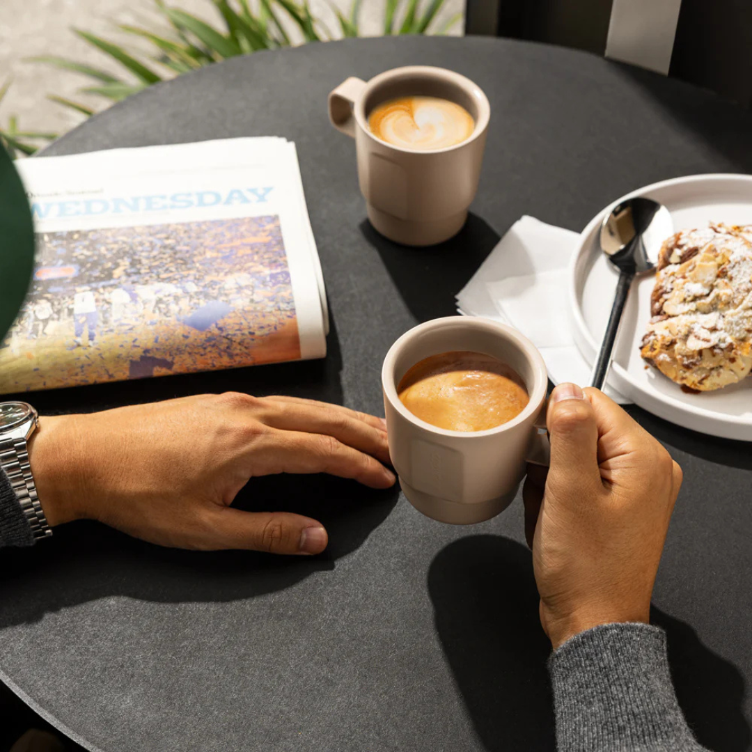 Cafe Stacker 6oz - Double Pack - Ceramic Slate