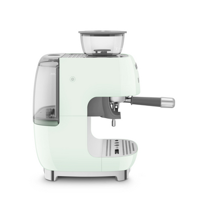 50s Retro Style Aesthetic Semi-Automatic Espresso Coffee Machine- Pastel Green