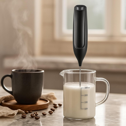 Hand-Held Milk Frother Black