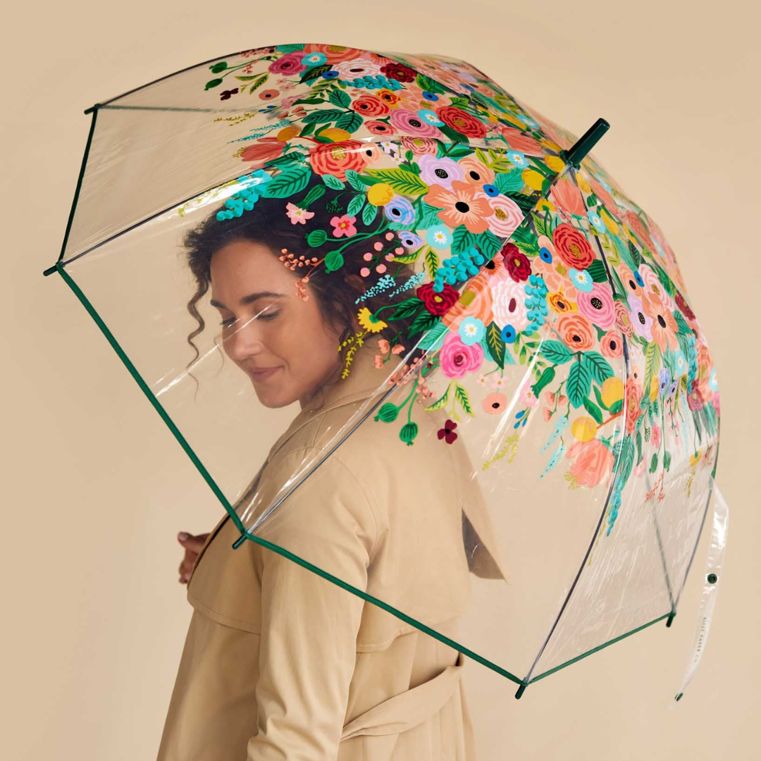 Garden Party Clear Umbrella