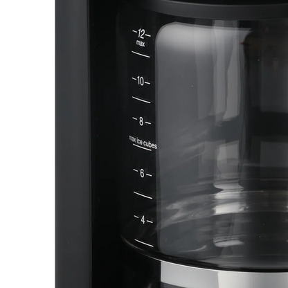 12-Cup Touchscreen Coffee Maker with Glass Carafe