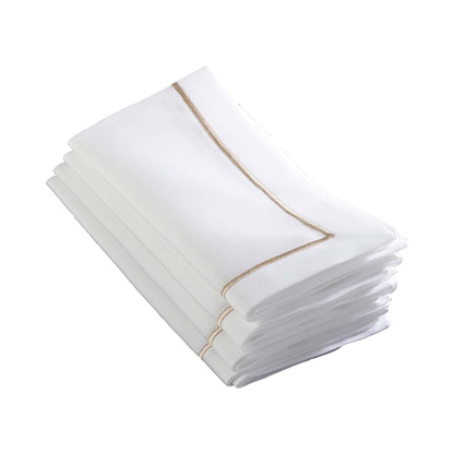 Embroidered Line Design Napkin Set Of 4