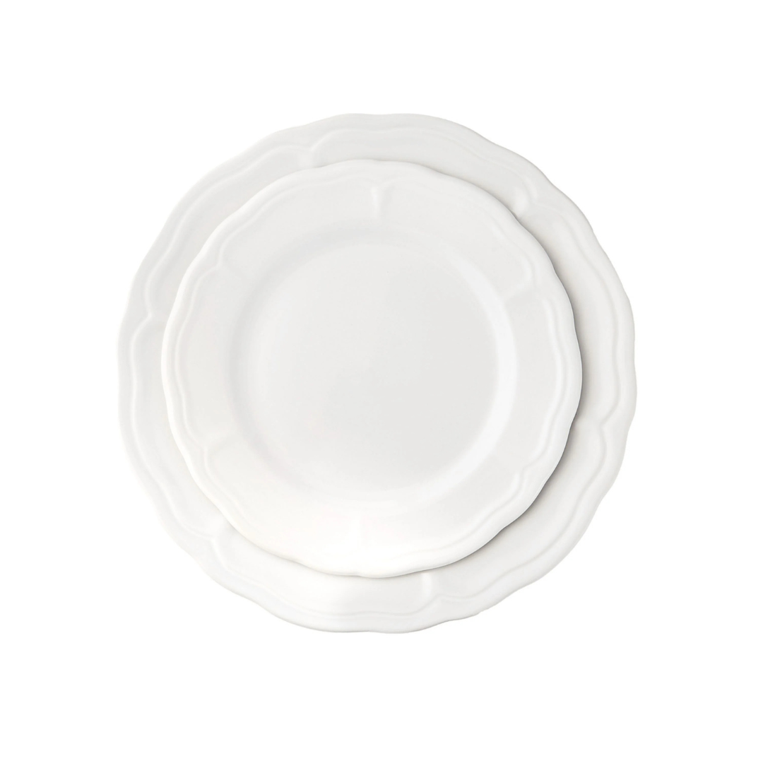 Madison White Stoneware 12 Piece