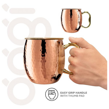 Moscow Mule Copper Plated - Hammered Stainless Steel